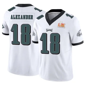 Youth Nike Philadelphia Eagles Jaire Alexander White Vapor F.U.S.E. Super Bowl LIX Jersey - Limited