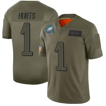 Youth Nike Philadelphia Eagles Jalen Hurts Camo 2019 Salute to Service Jersey - Limited