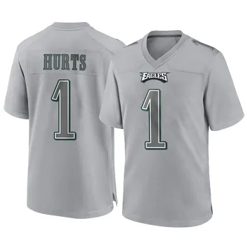 Youth Nike Philadelphia Eagles Jalen Hurts Gray Atmosphere Fashion Jersey - Game