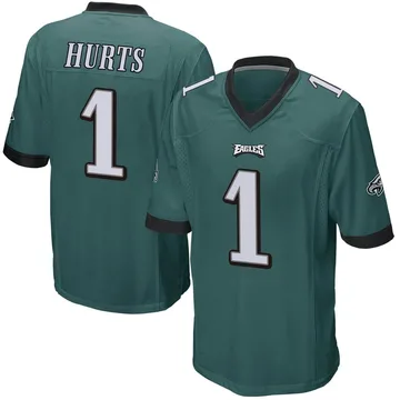 Youth Nike Philadelphia Eagles Jalen Hurts Green Team Color Jersey - Game