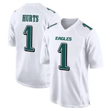 Youth Nike Philadelphia Eagles Jalen Hurts White Tundra Fashion Jersey - Game
