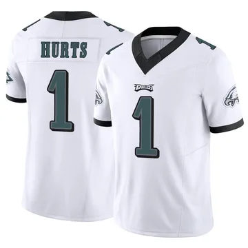 Youth Nike Philadelphia Eagles Jalen Hurts White Vapor F.U.S.E. Jersey - Limited