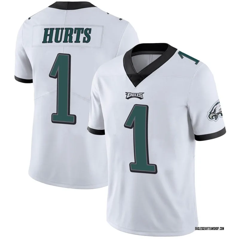 Youth Nike Philadelphia Eagles Jalen Hurts White Vapor Untouchable Jersey - Limited