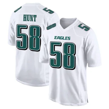 Youth Nike Philadelphia Eagles Jalyx Hunt White Tundra Fashion Jersey - Game