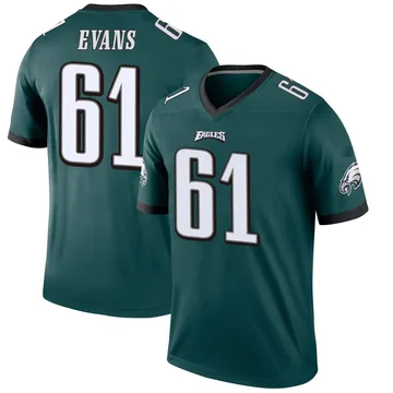Youth Nike Philadelphia Eagles Joe Evans Green Jersey - Legend