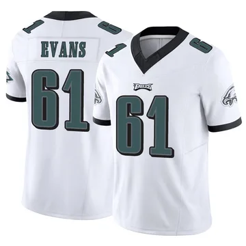 Youth Nike Philadelphia Eagles Joe Evans White Vapor F.U.S.E. Jersey - Limited