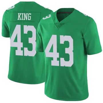 Youth Nike Philadelphia Eagles Johnny King Green Vapor Untouchable Jersey - Limited