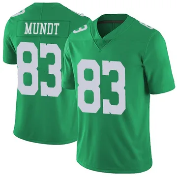 Youth Nike Philadelphia Eagles Johnny Mundt Green Vapor Untouchable Jersey - Limited