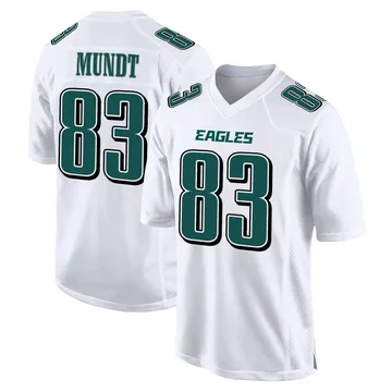 Youth Nike Philadelphia Eagles Johnny Mundt White Tundra Fashion Jersey - Game