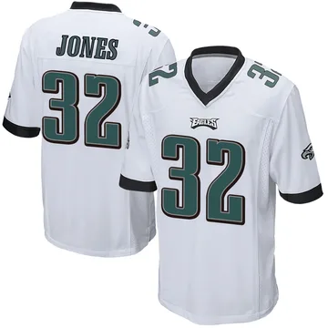 Youth Nike Philadelphia Eagles Jonathan Jones White Jersey - Game