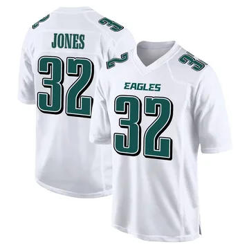 Youth Nike Philadelphia Eagles Jonathan Jones White Tundra Fashion Jersey - Game