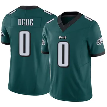 Youth Nike Philadelphia Eagles Joshua Uche Green Vapor F.U.S.E. Jersey - Limited