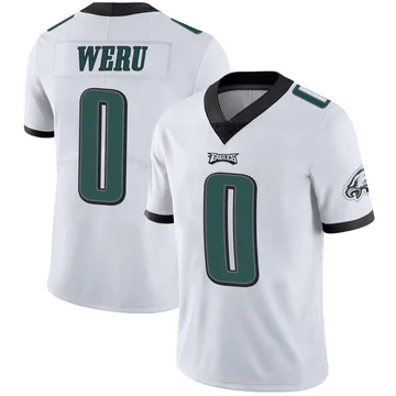 Youth Nike Philadelphia Eagles Joshua Weru White Vapor Untouchable Jersey - Limited