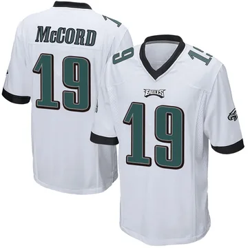 Youth Nike Philadelphia Eagles Kyle McCord White Jersey - Game