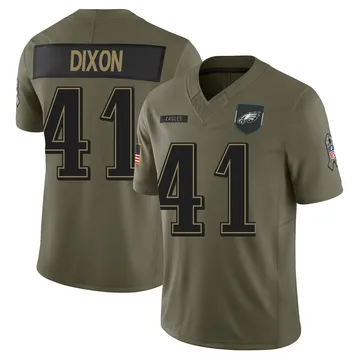 Youth Nike Philadelphia Eagles Lance Dixon Olive 2025 Salute to Service Jersey - Limited