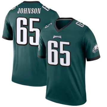 Youth Nike Philadelphia Eagles Lane Johnson Green Jersey - Legend