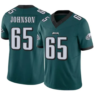Youth Nike Philadelphia Eagles Lane Johnson Green Vapor F.U.S.E. Jersey - Limited
