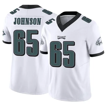Youth Nike Philadelphia Eagles Lane Johnson White Vapor F.U.S.E. Jersey - Limited