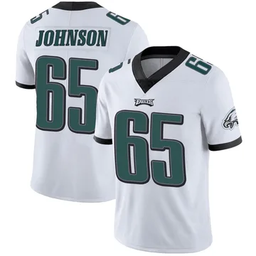 Youth Nike Philadelphia Eagles Lane Johnson White Vapor Untouchable Jersey - Limited