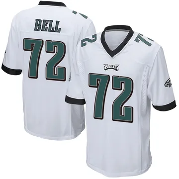Youth Nike Philadelphia Eagles Markel Bell White Jersey - Game