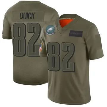Youth Nike Philadelphia Eagles Mike Quick Camo 2019 Salute to Service Jersey - Limited