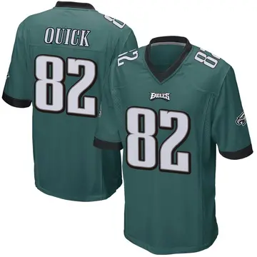 Youth Nike Philadelphia Eagles Mike Quick Green Team Color Jersey - Game