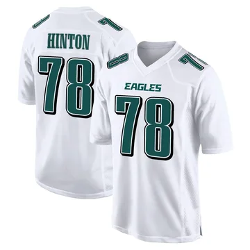 Youth Nike Philadelphia Eagles Myles Hinton White Tundra Fashion Jersey - Game