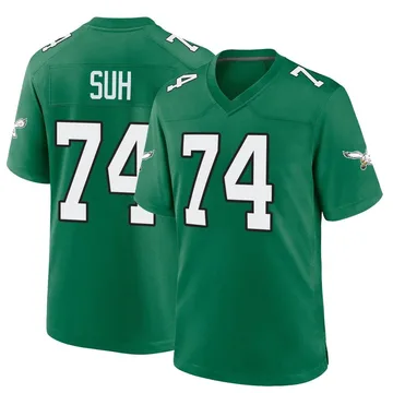 Youth Nike Philadelphia Eagles Ndamukong Suh Green Kelly Alternate Jersey - Game