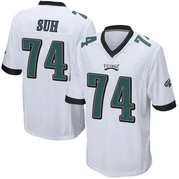 Youth Nike Philadelphia Eagles Ndamukong Suh White Jersey - Game