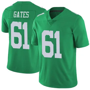 Youth Nike Philadelphia Eagles Nick Gates Green Vapor Untouchable Jersey - Limited