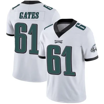 Youth Nike Philadelphia Eagles Nick Gates White Vapor Untouchable Jersey - Limited