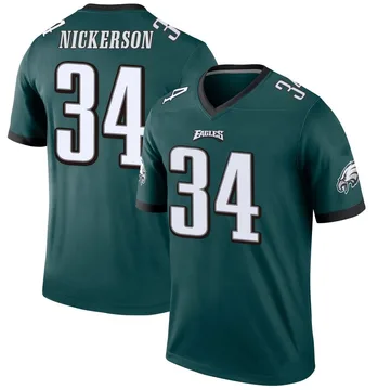 Youth Nike Philadelphia Eagles Parry Nickerson Green Jersey - Legend