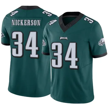 Youth Nike Philadelphia Eagles Parry Nickerson Green Vapor F.U.S.E. Jersey - Limited