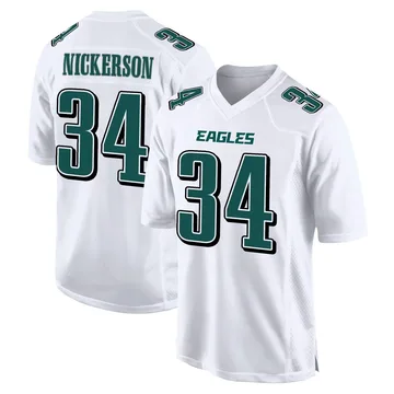 Youth Nike Philadelphia Eagles Parry Nickerson White Tundra Fashion Jersey - Game