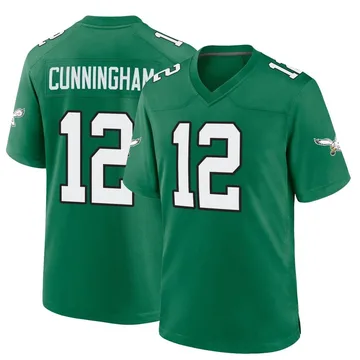 Youth Nike Philadelphia Eagles Randall Cunningham Green Kelly Alternate Jersey - Game