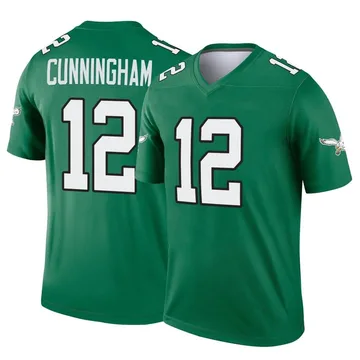 Youth Nike Philadelphia Eagles Randall Cunningham Green Kelly Alternate Jersey - Legend