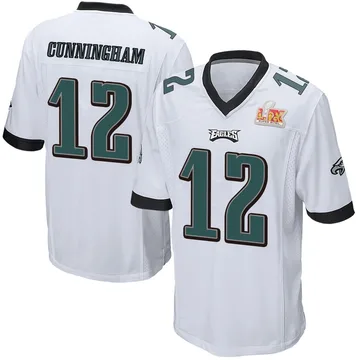 Youth Nike Philadelphia Eagles Randall Cunningham White Super Bowl LIX Jersey - Game