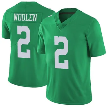 Youth Nike Philadelphia Eagles Riq Woolen Green Vapor Untouchable Jersey - Limited