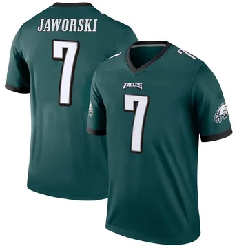 Youth Nike Philadelphia Eagles Ron Jaworski Green Jersey - Legend