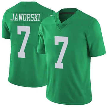 Youth Nike Philadelphia Eagles Ron Jaworski Green Vapor Untouchable Jersey - Limited