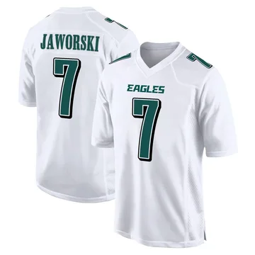 Youth Nike Philadelphia Eagles Ron Jaworski White Tundra Fashion Jersey - Game