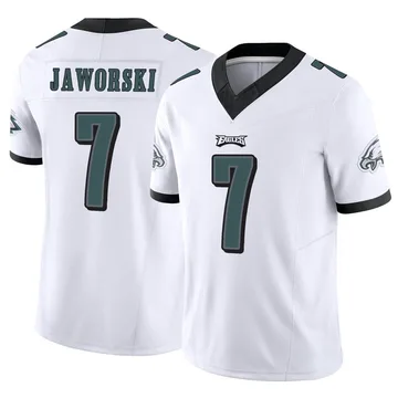 Youth Nike Philadelphia Eagles Ron Jaworski White Vapor F.U.S.E. Jersey - Limited