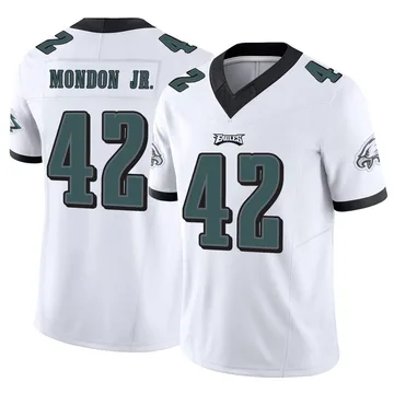 Youth Nike Philadelphia Eagles Smael Mondon Jr. White Vapor F.U.S.E. Jersey - Limited