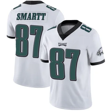 Youth Nike Philadelphia Eagles Stone Smartt White Vapor Untouchable Jersey - Limited