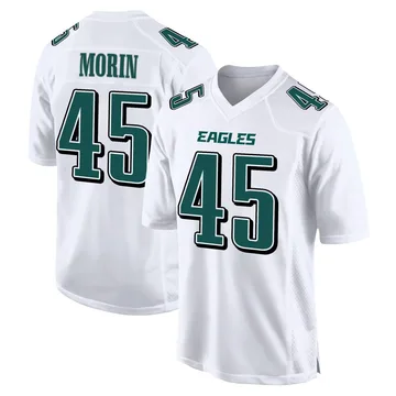 Youth Nike Philadelphia Eagles Taylor Morin White Tundra Fashion Jersey - Game