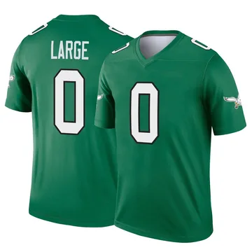 Youth Nike Philadelphia Eagles Tucker Large Green Kelly Alternate Jersey - Legend