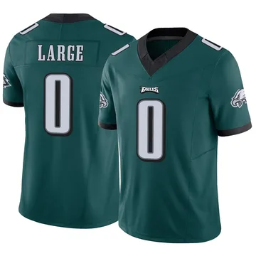 Youth Nike Philadelphia Eagles Tucker Large Green Vapor F.U.S.E. Jersey - Limited