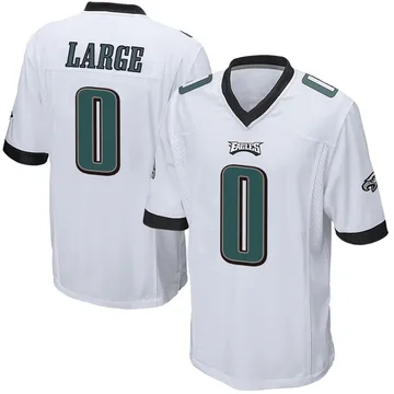 Youth Nike Philadelphia Eagles Tucker Large White Jersey - Game