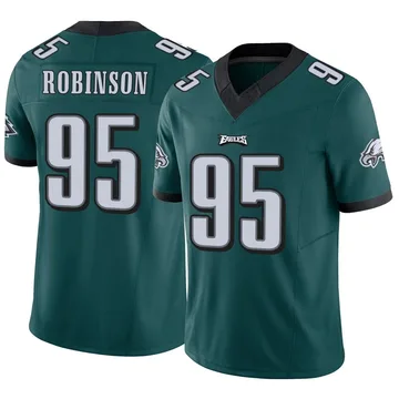Youth Nike Philadelphia Eagles Ty Robinson Green Vapor F.U.S.E. Jersey - Limited