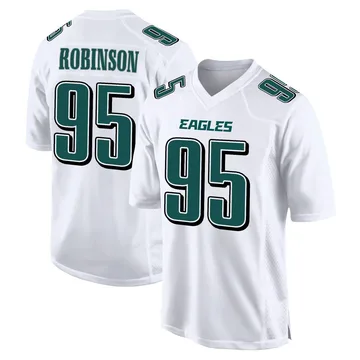 Youth Nike Philadelphia Eagles Ty Robinson White Tundra Fashion Jersey - Game